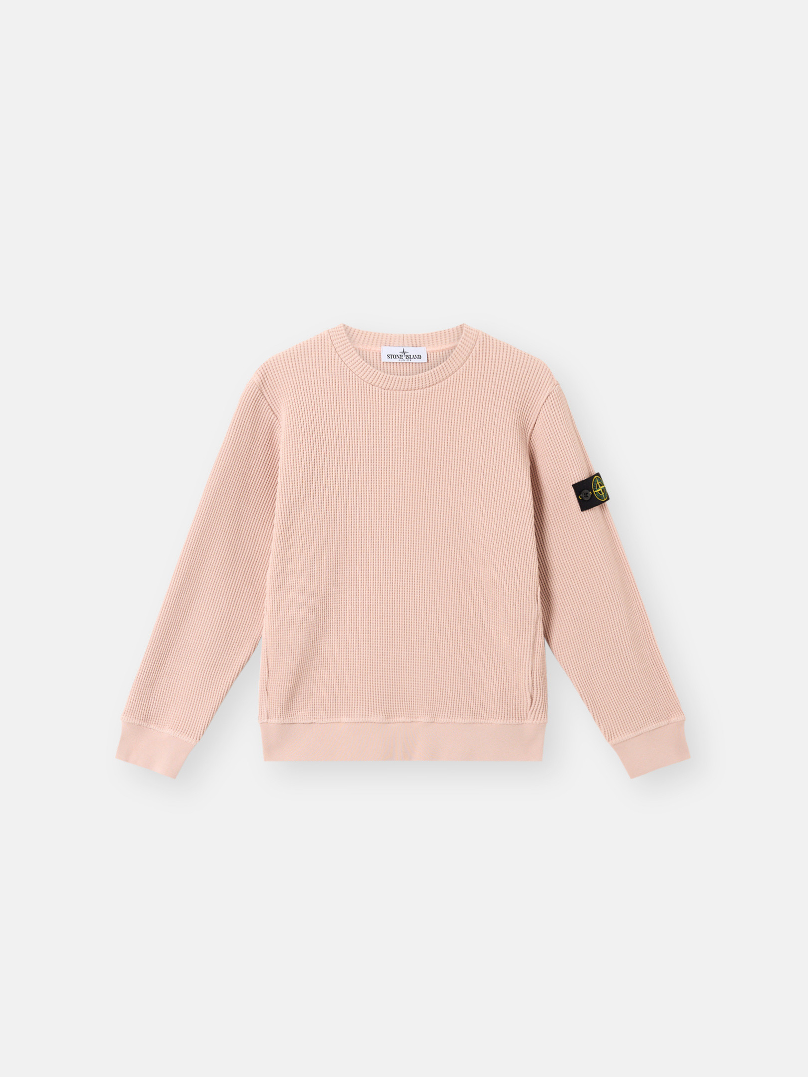 Antique Rose 6100006 ORGANIC WAFFLE FLEECE Crewneck
