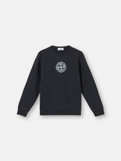 Stone Island Felpa girocollo nera con Compass K2S156100008/V0029 main image 0