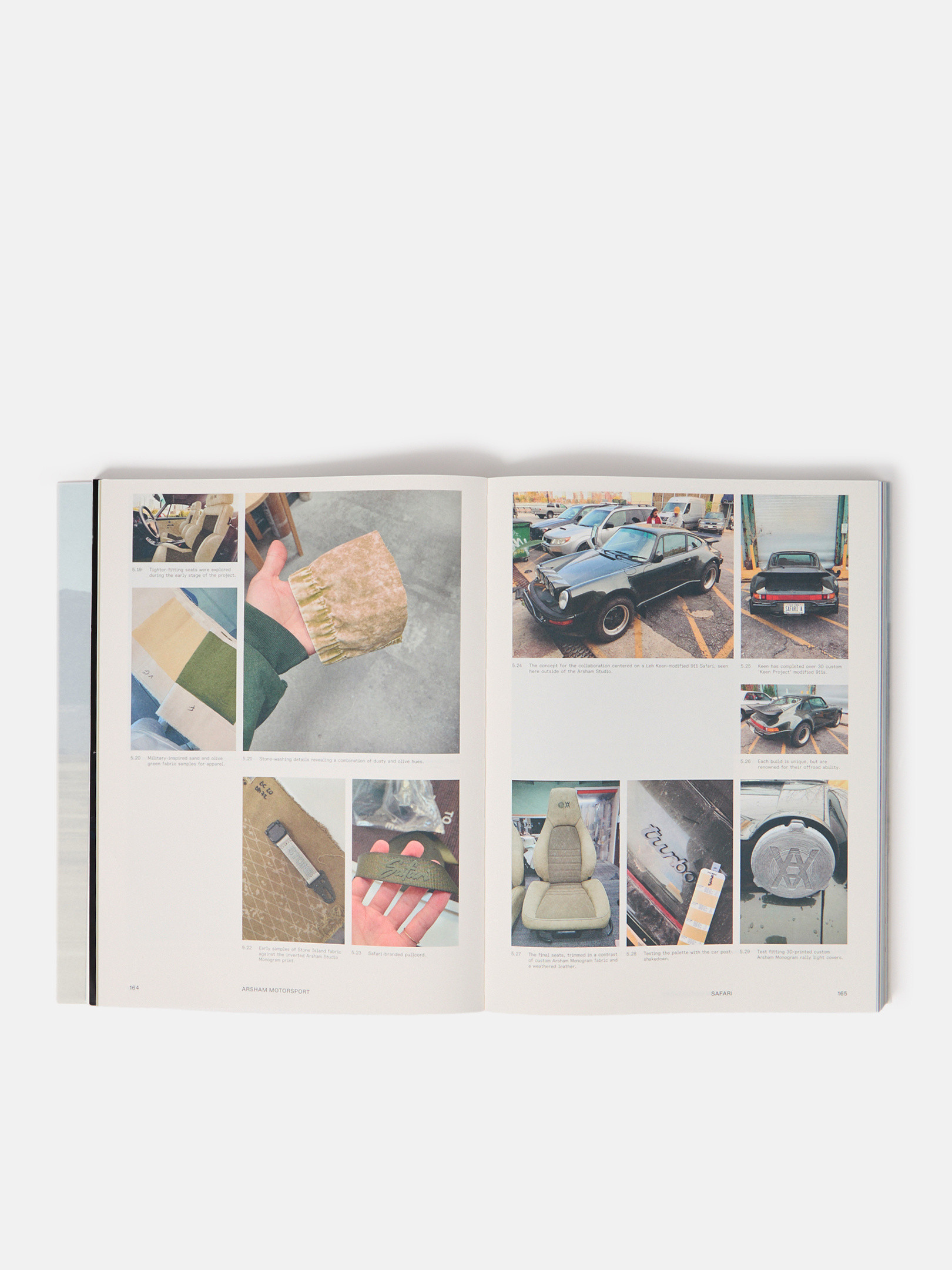 White Hardcover Book ARSHAM MOTORSPORT | Stone Island LU