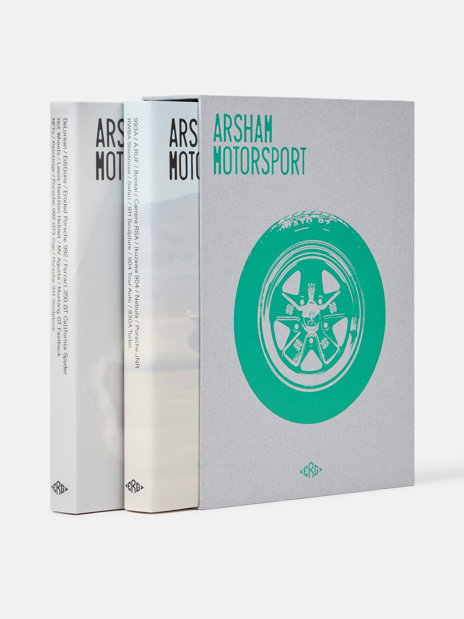 White Hardcover Book ARSHAM MOTORSPORT | Stone Island LU