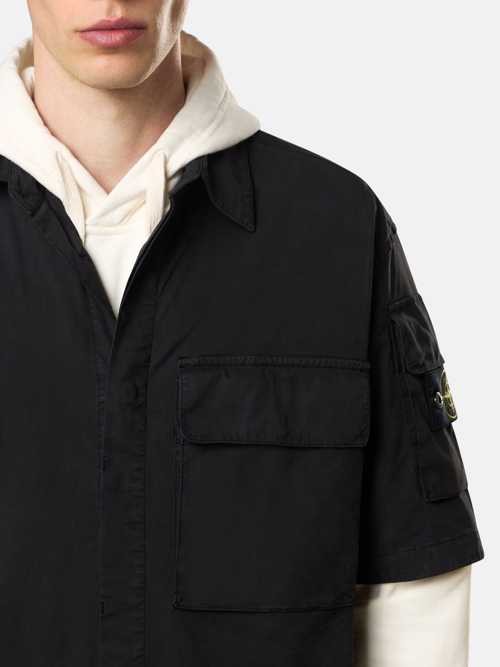 メンズ オーバーシャツ ウール/コットン | Stone Island 公式