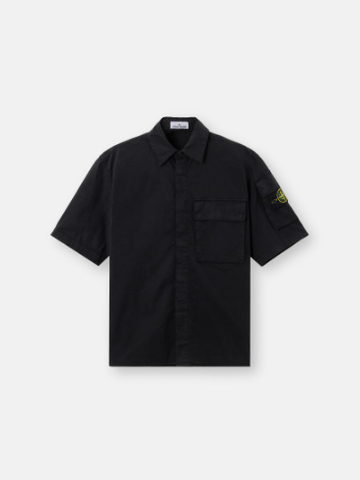 【STONE 】\"Ghost Piece\"ストレッチコットン Tシャツ/navy ブラック 1100003 NYLON SMERIGLIATO_STONE ISLAND GHOST