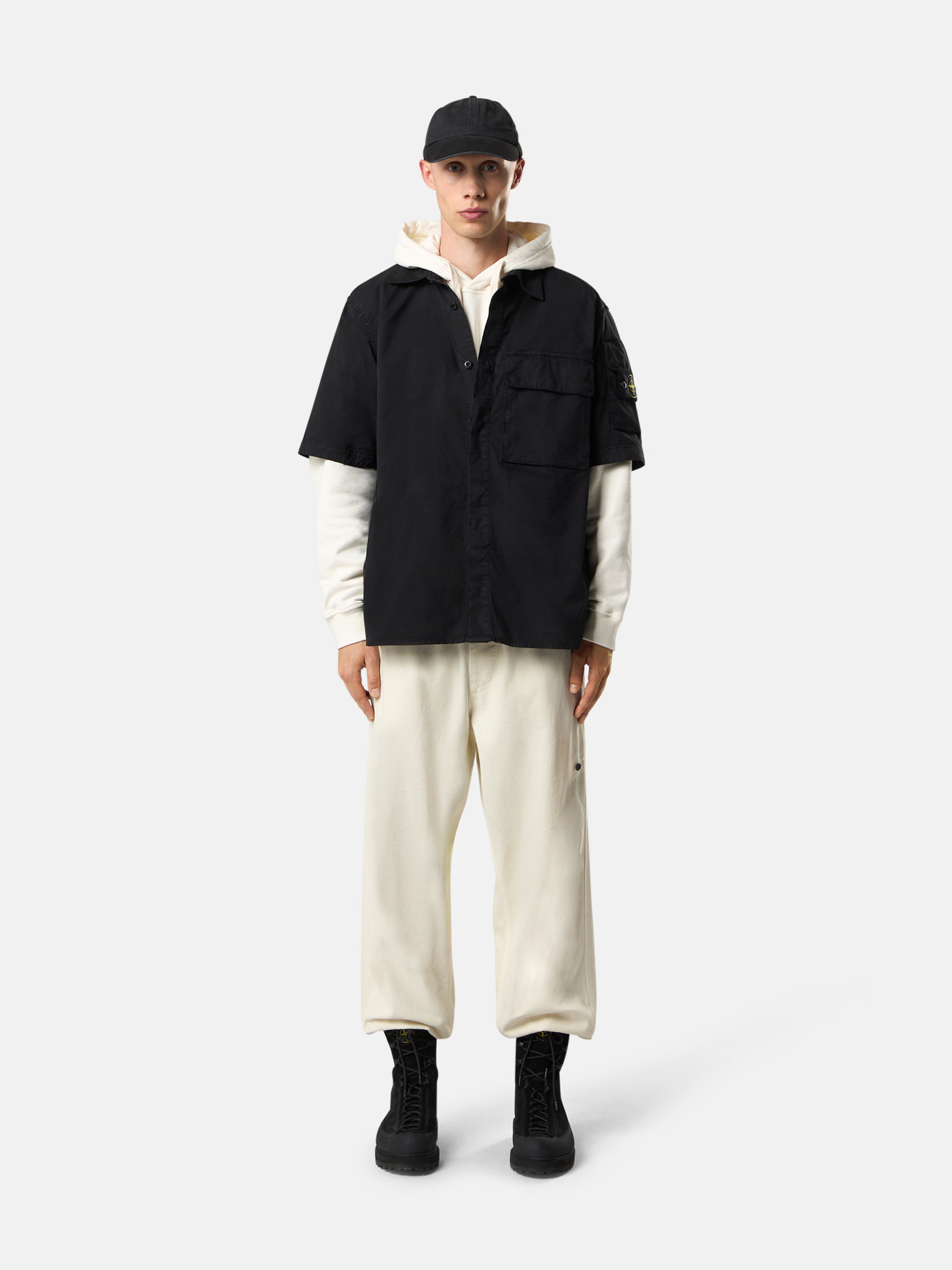 ブラック 1100007 SUPIMA® COTTON TWILL STRETCH-TC