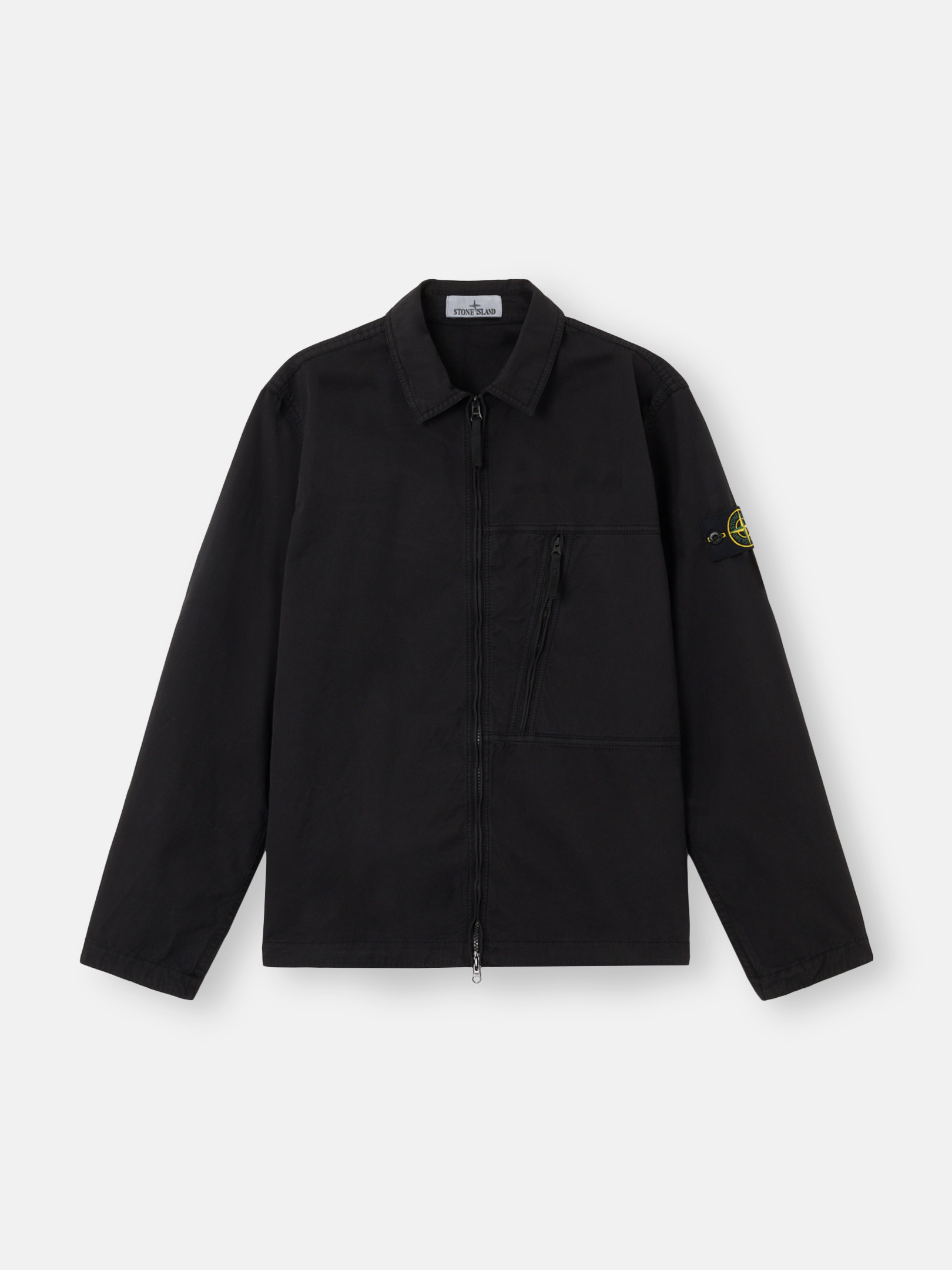 ジャケット・アウター Overshirt supima cotton stone  STONE ISLAND｜JACKETS (42610 Supima Cotton Twill Stretch (STONE