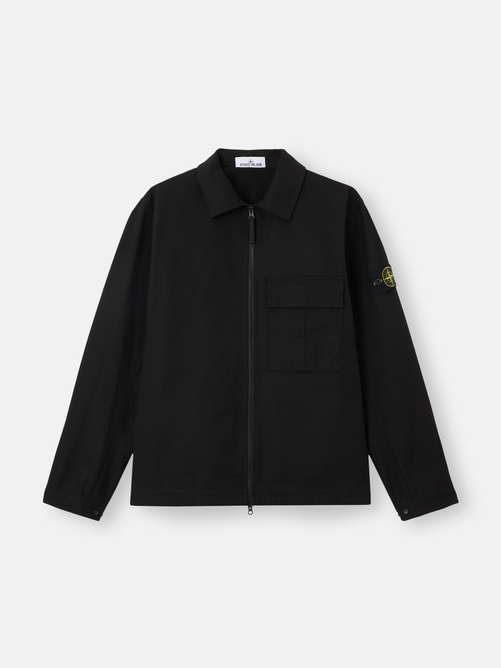 ★関税込★STONE ★コットン オーバーシャツジャケット★ STONE ISLAND - 【ラスト1点】 BRUSHED COTTON CANVAS, GARMENT
