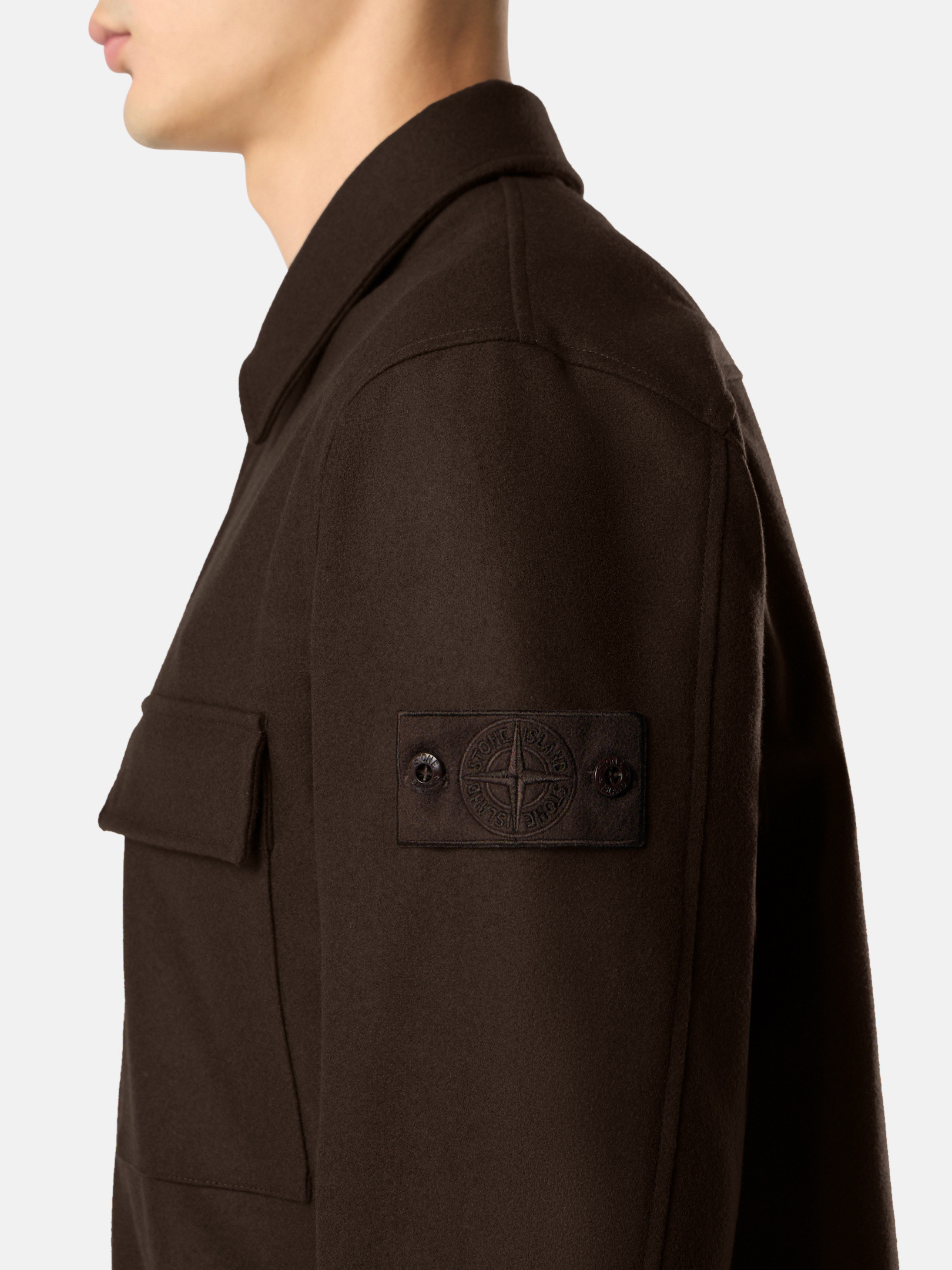 モノクロのジャケット、パンツ、ニットウェアのStone Island Ghost