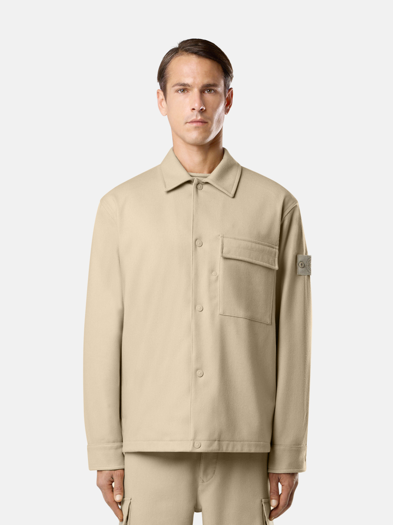 Men's overshirts, shirt jackets, long-sleeve shirts | Stone