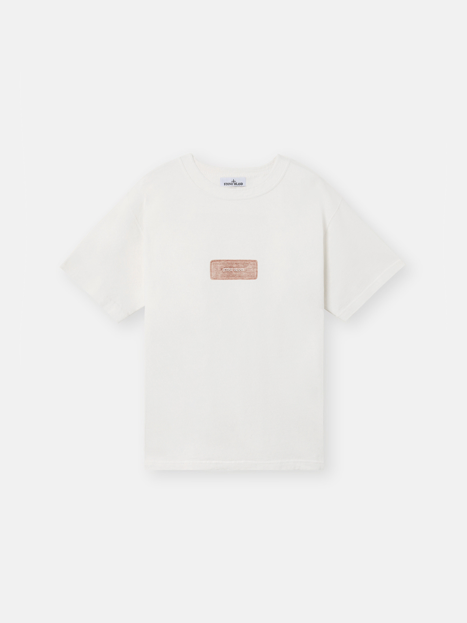 Stone Island Regular-fit Short-sleeve T-shirt With Archive-inspired Print In White