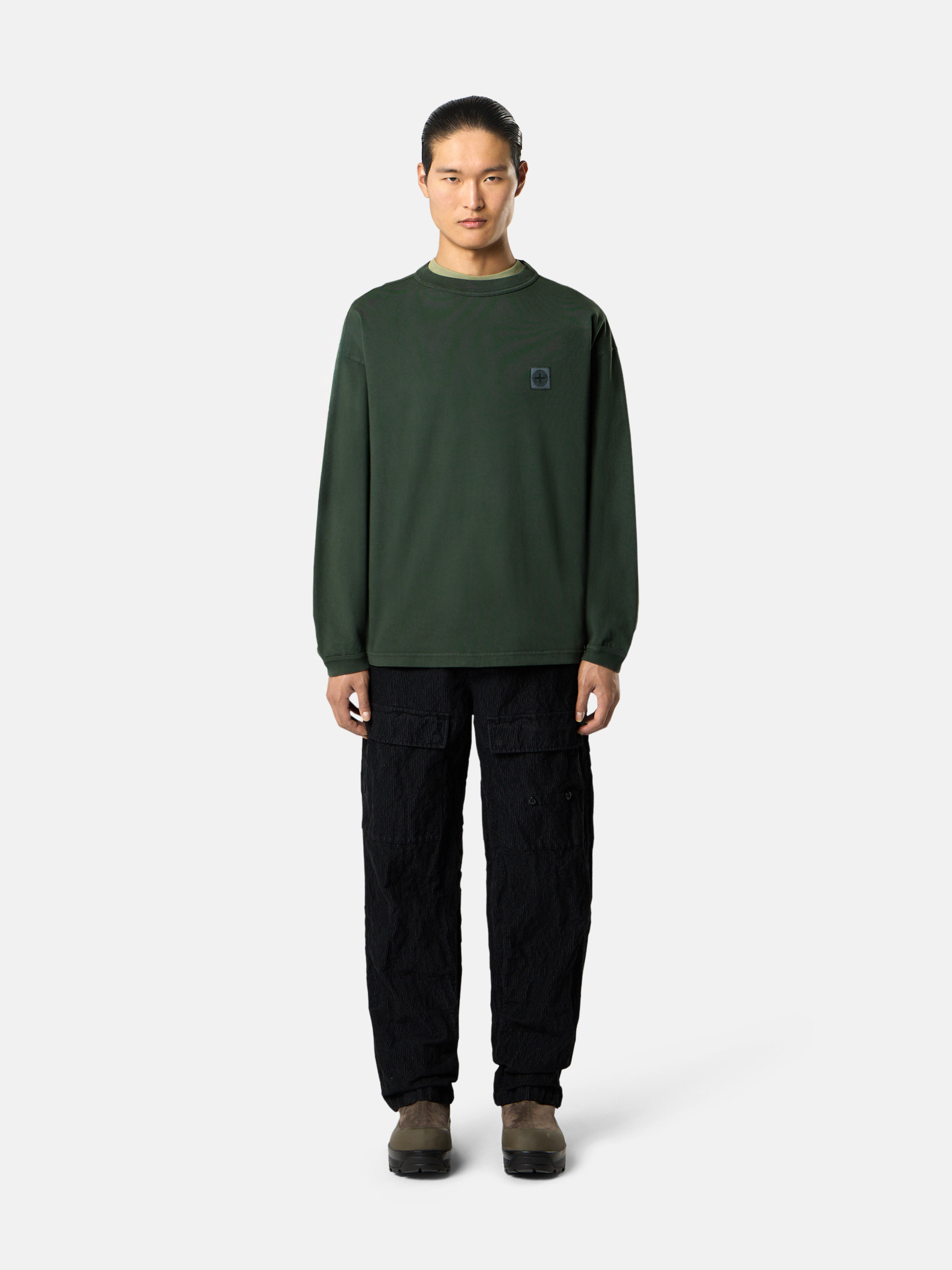 STONE  K1S156100045S0051V0095 関税送料込 STONE ISLAND - 【ラスト1点】6100019 / HEAVY COTTON JERSEY