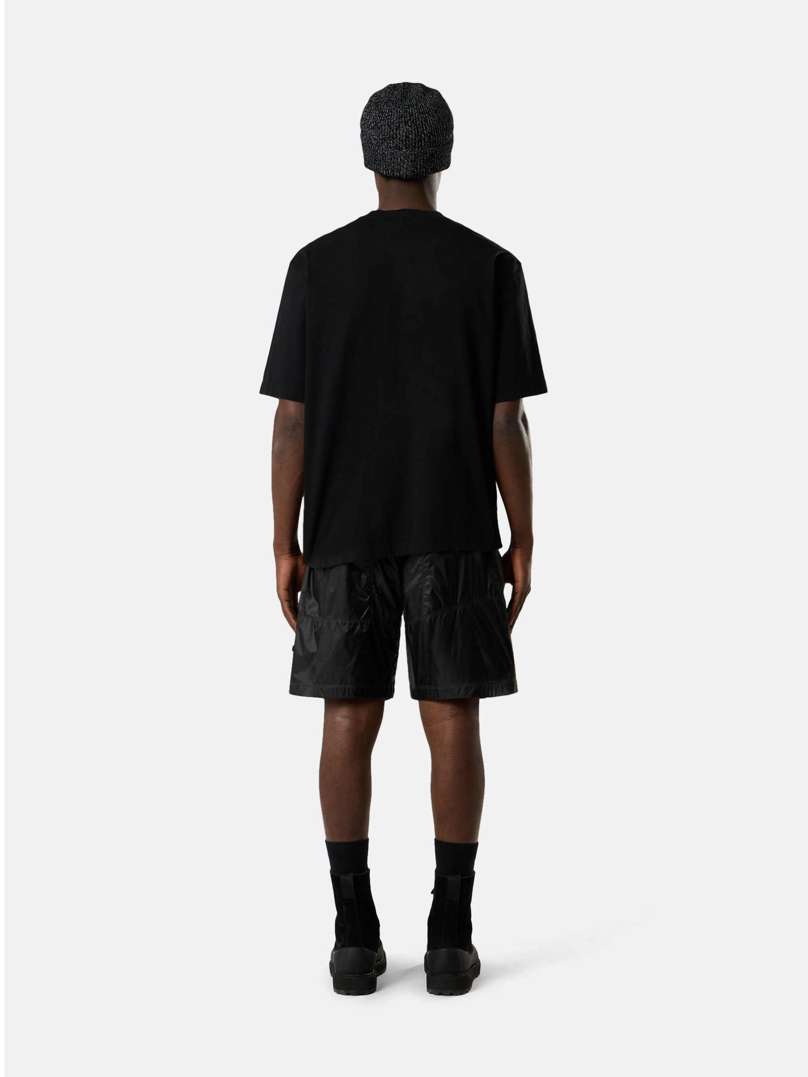 Black 2100025 COMBED ORGANIC COTTON JERSEY Regular-fit short
