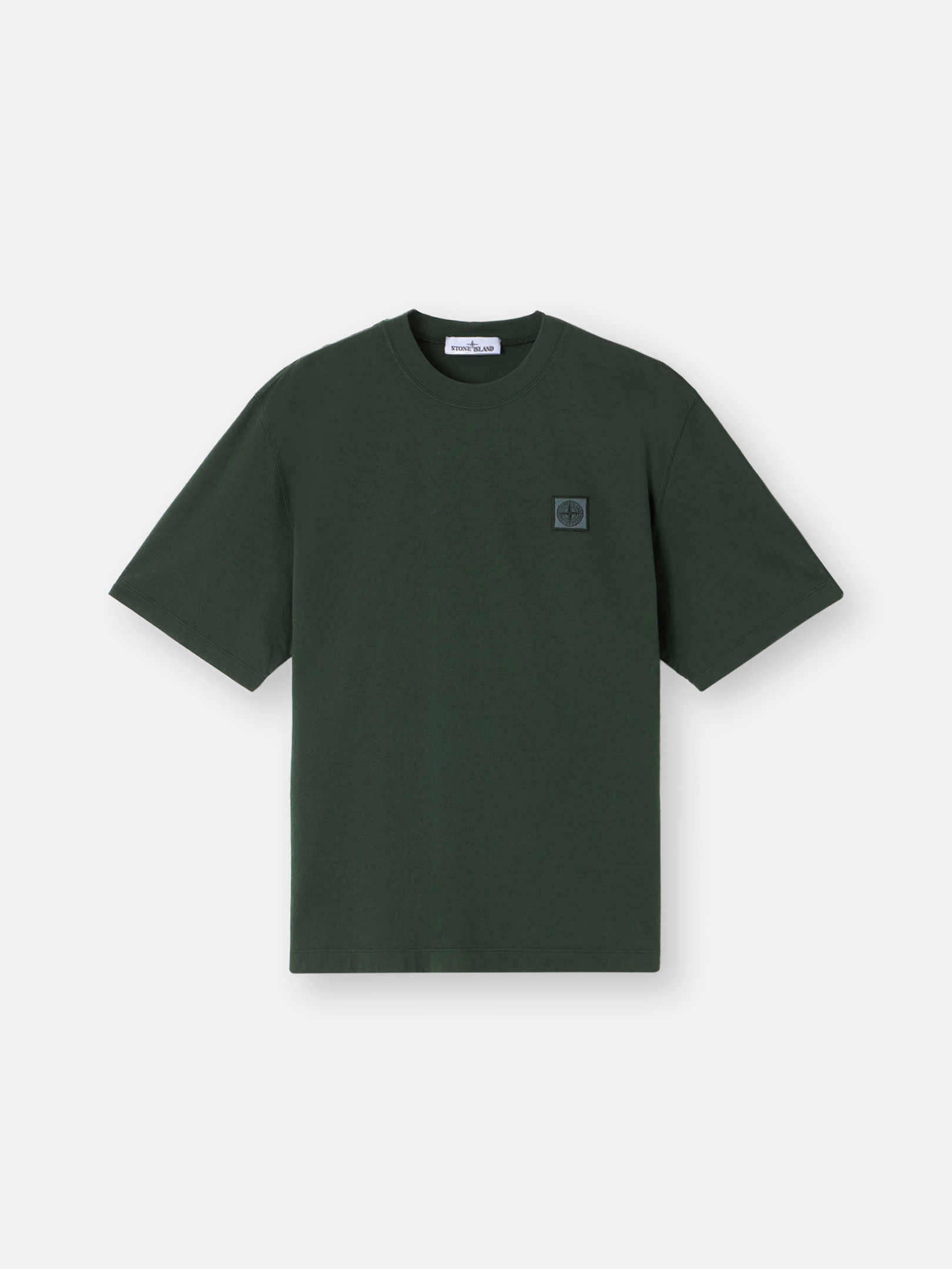 Stone  グレー Combed Organic Cotton Jersey Tシャツ Grey 2100001 COMBED ORGANIC COTTON JERSEY Crewneck T