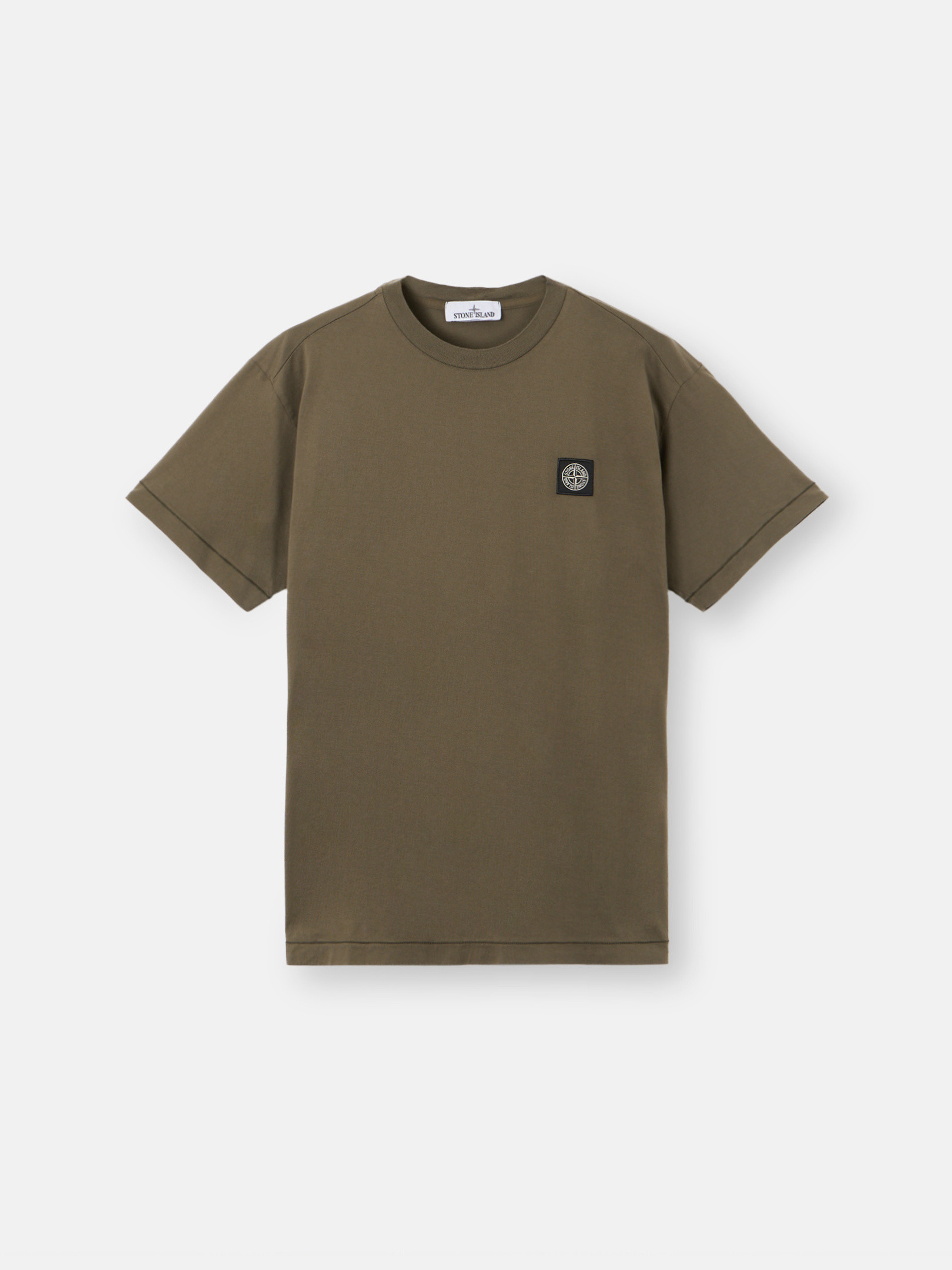 Military Green 2100027 60/2 COTTON JERSEY Slim-fit short