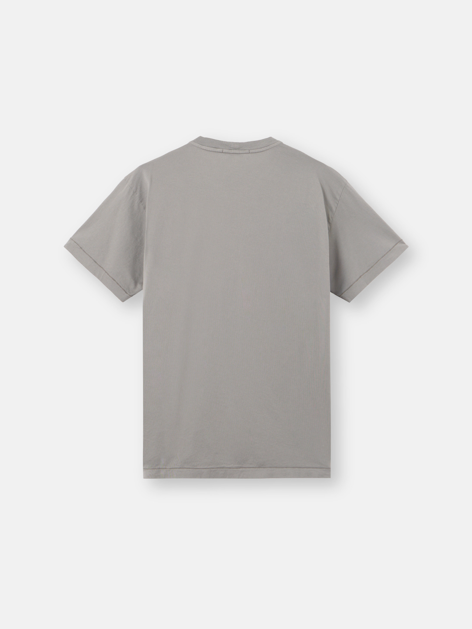 【STONE 】Compassロゴパッチ ショートスリーブ Tシャツ ネイビーブルー 2100034 COMBED ORGANIC COTTON JERSEY ショート