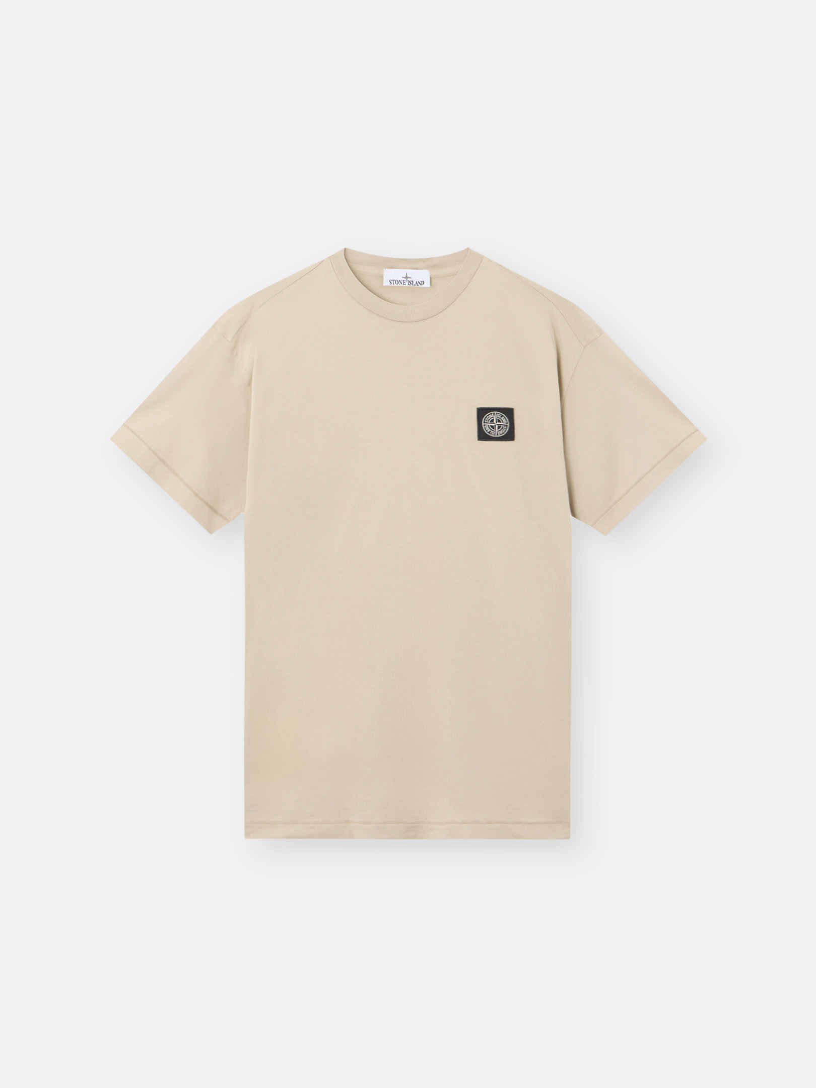 Tシャツ・カットソー STONE  Logo patch slim fit short sleeve t-shirt gray 2 19456902_43351330_600.jpg