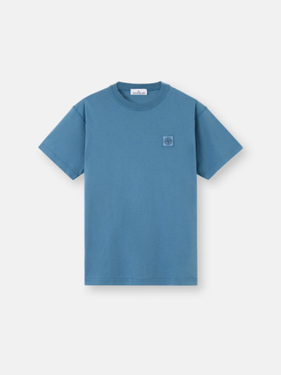 【Stone 】Fissato Short Sleeved T-shirt ★送料関税込★ スチールブルー 2100029 ORGANIC COTTON JERSEY 'FISSATO