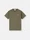 2100029 ORGANIC COTTON JERSEY 'FISSATO' EFFECT Military Green Stone Island