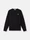 2100030 ORGANIC COTTON JERSEY 'FISSATO' EFFECT Noir Stone Island