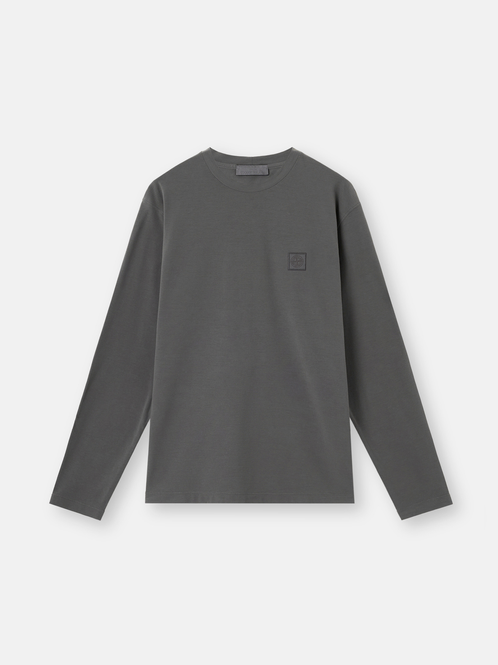 超希少】Stone Island ブラック長袖ニット襟付きポロシャツ 超希少