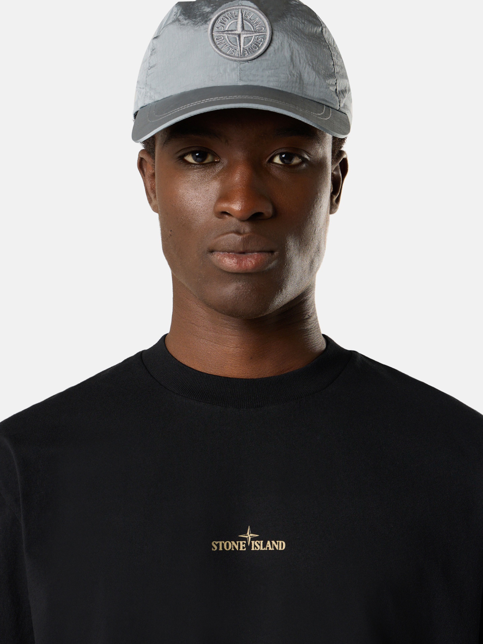 Black Regular-fit short-sleeve T-shirt with 'Bleeding Numbers