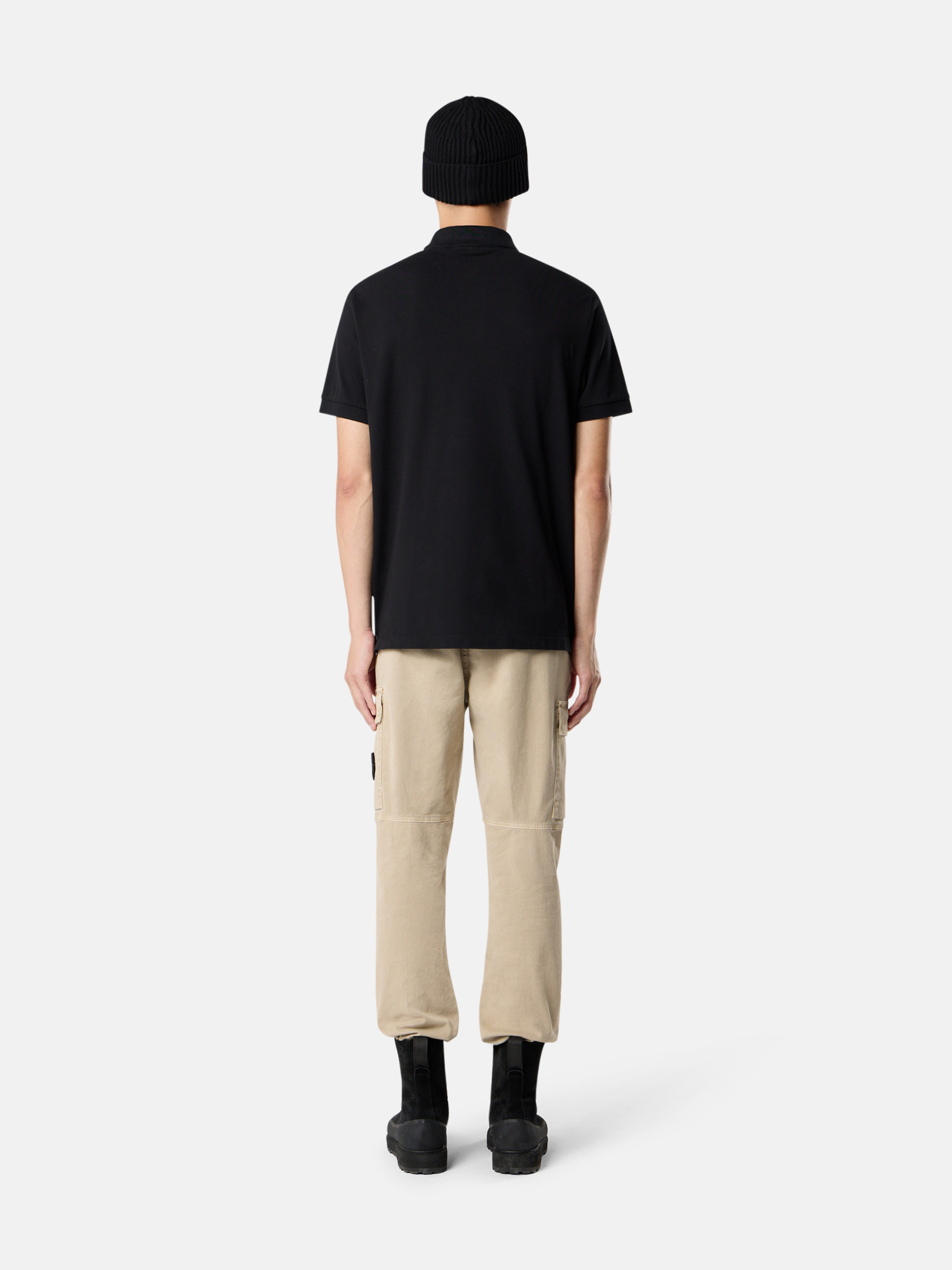 【極美品】【鑑定付】 STONE  ボア　スウェット　ポロシャツ　黒 ASU CO TNJK BIG ポロシャツ(FREE BLACK): ASTRAET: MENS｜CONZ