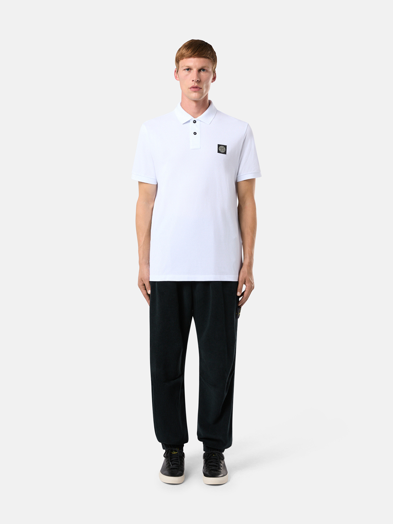 ホワイト 2200005 95% ORGANIC COTTON / 5% ELASTANE PIQUÉ