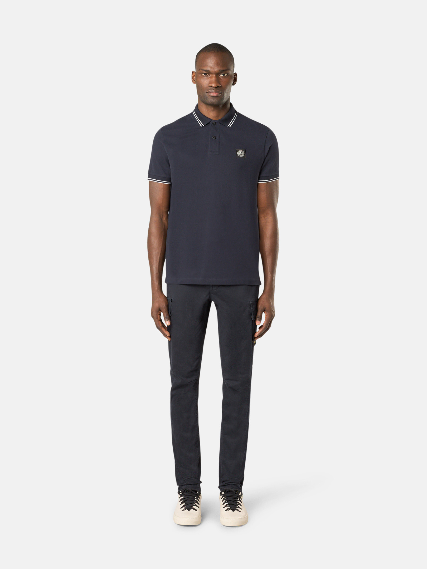 ストーンアイランド Stone Island Regular Fit Polo Cotton polo shirts for men | Stone Island