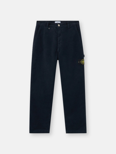 Navy Blue Loose-fit trousers with multiple pockets 3100023 COTTON