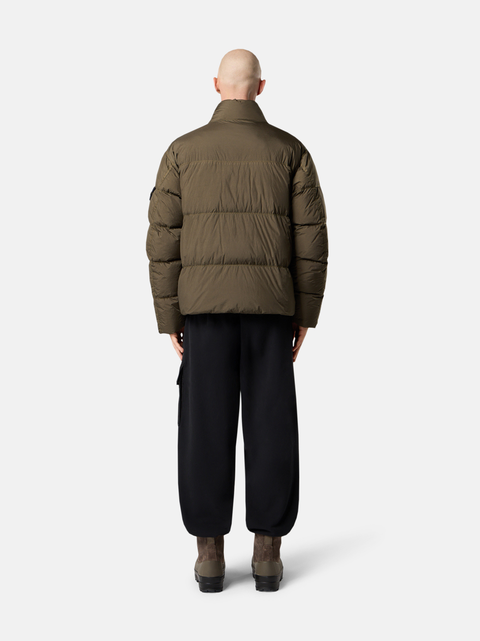 Military Green Down jacket with wind resistance 4100010