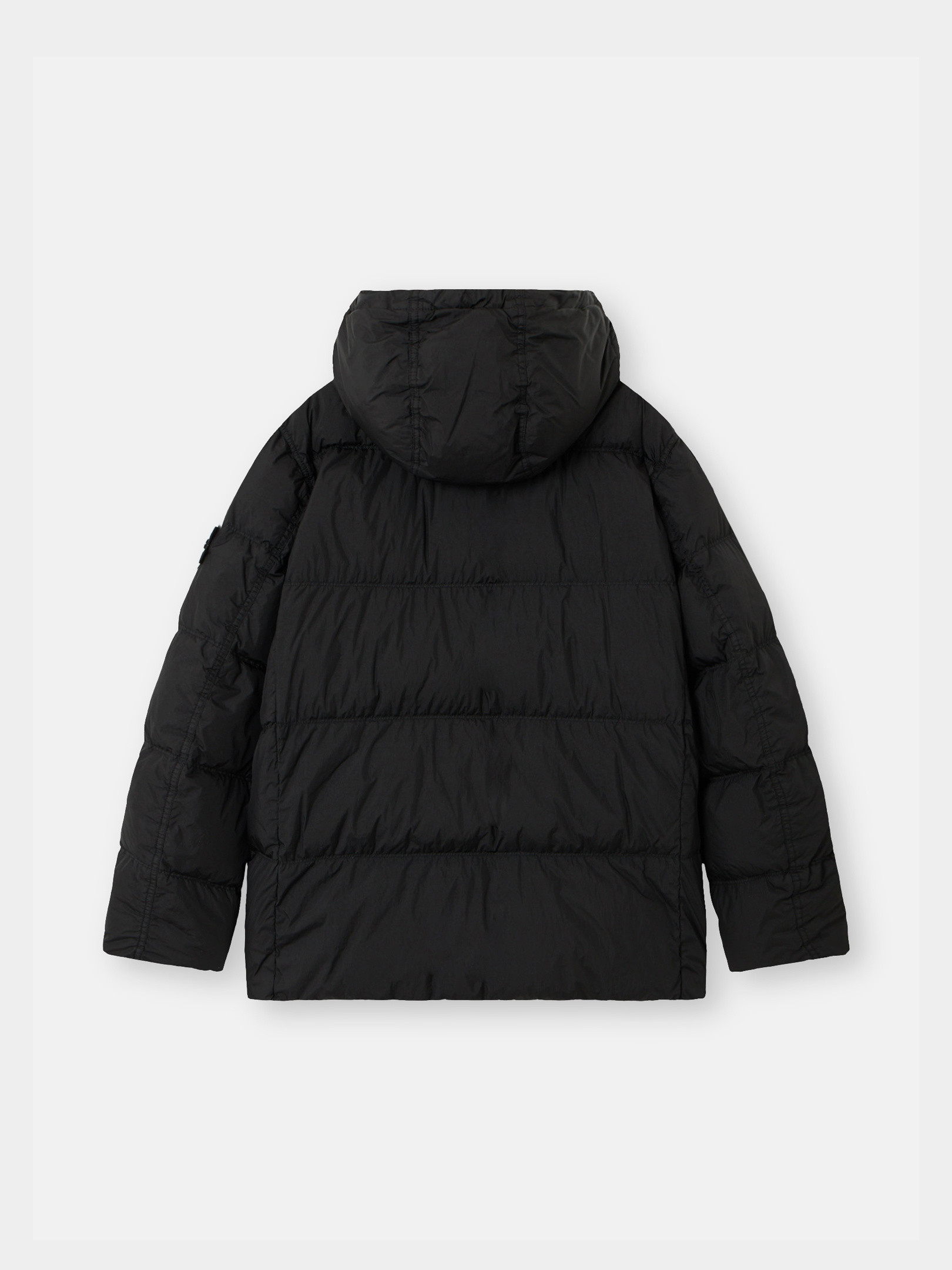 新品　Recycled Ny Ripstop Down Coat 黒　キャンプ Black 70123 CRINKLE REPS R-NY Wind-Resistant Down Parka