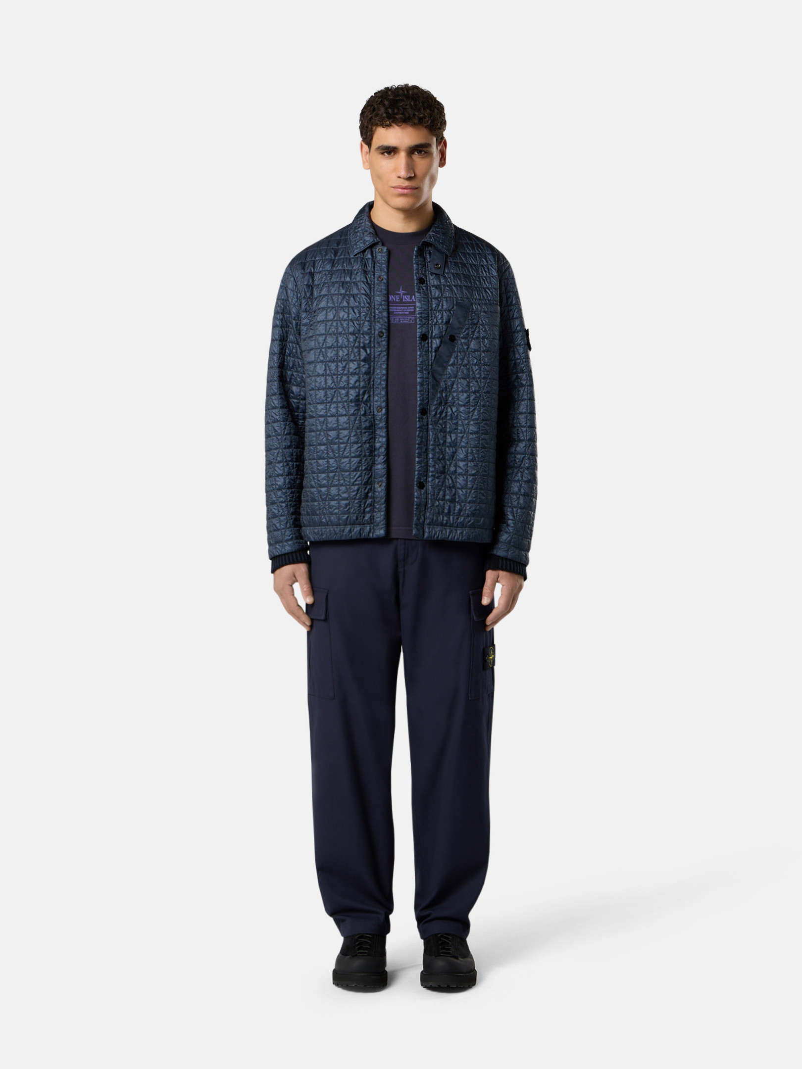 はるりん⭐︎ストーンアイランドのダウンジャケット　モッズコート 値下げ】stone island コート Lサイズ