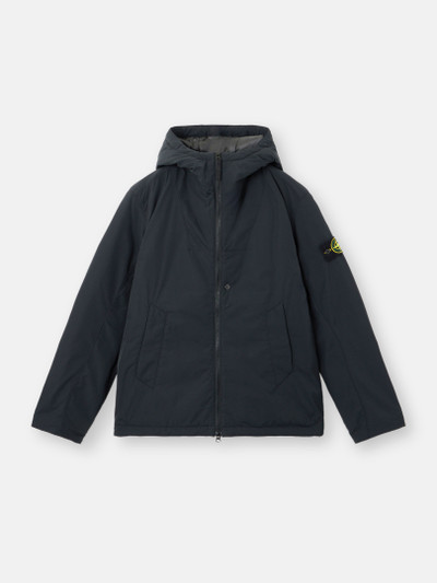 ジャケット・アウター STONE  MICRO TWILL WITH PRIMALOFT Stone Island - DARK GREEN MICRO TWILL PRIMALOFT® DOWN JACKET