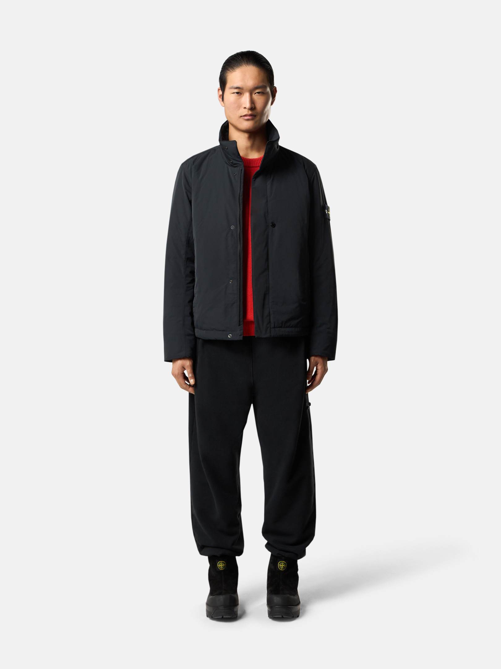 【値下げ】stone  コート Lサイズ STONE ISLAND - STONE ISLAND ストーンアイランドステンカラー