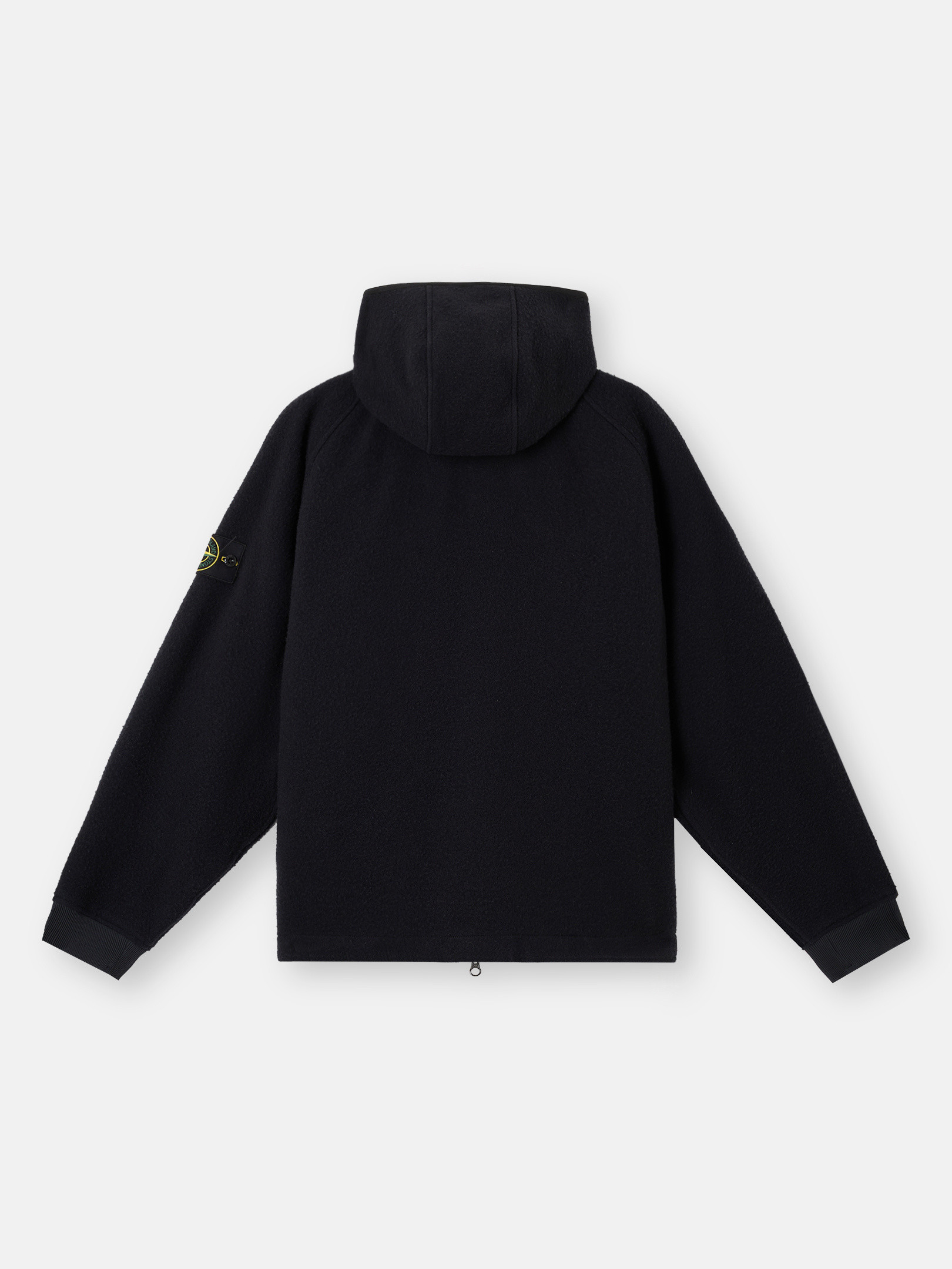 Navy Blue Hooded jacket with anti-drop and zip chest pocket