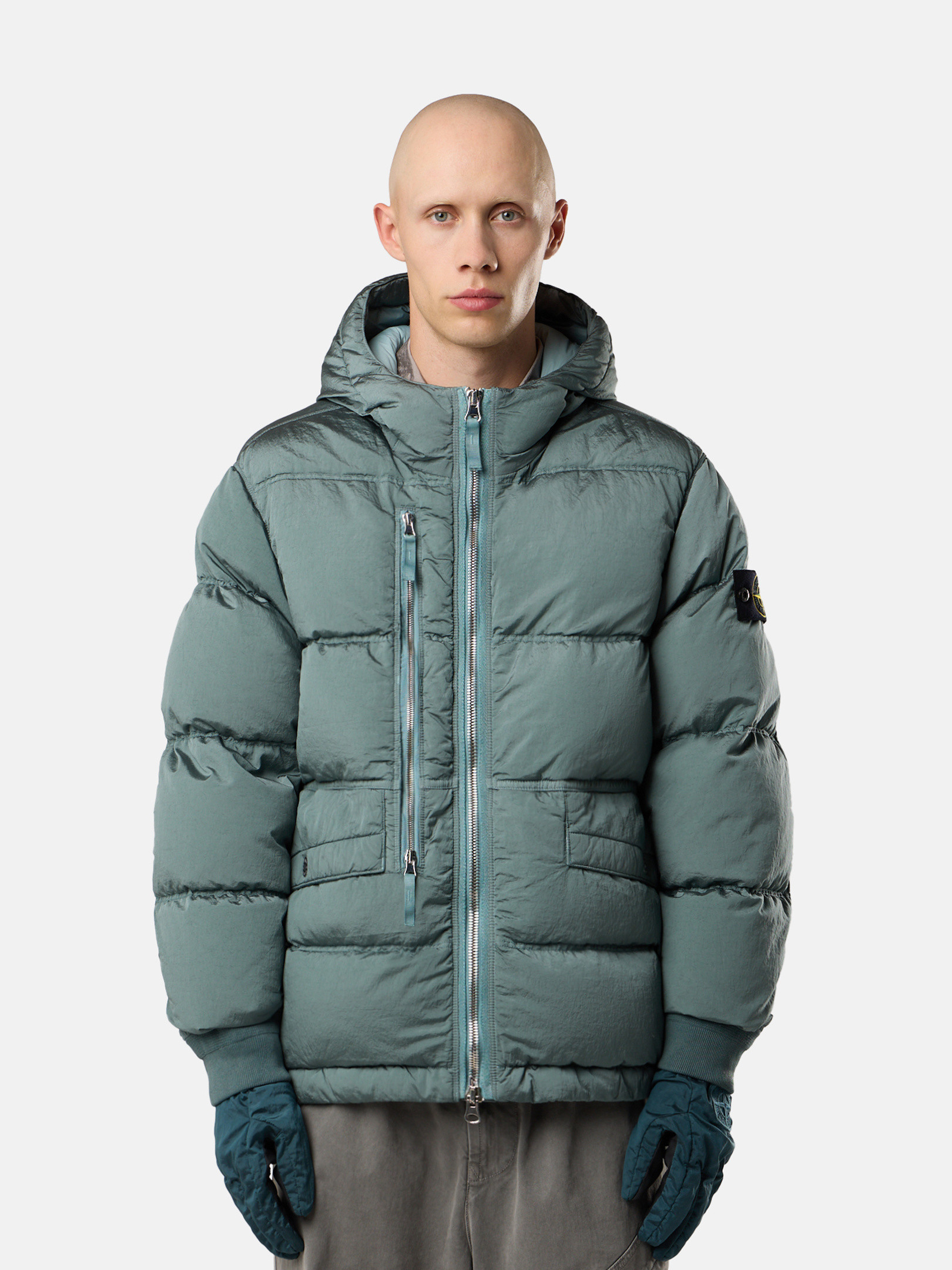 Tela Stone Island Duck Down Jacket Outerwear: Coats And Jackets