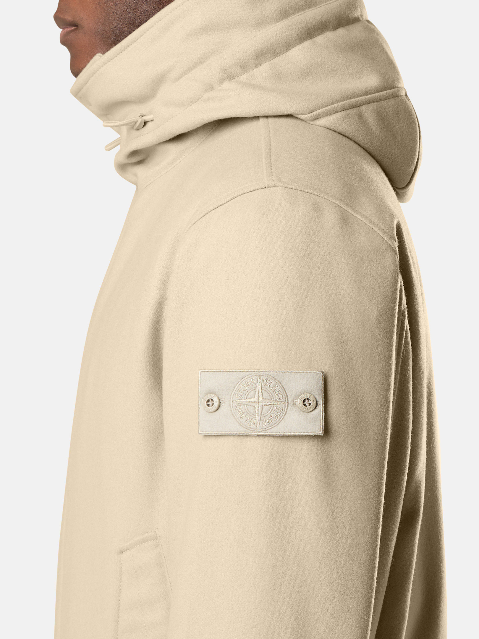 ベージュ パーカー 撥水加工＆中綿入り 4100103 WOOL NYLON