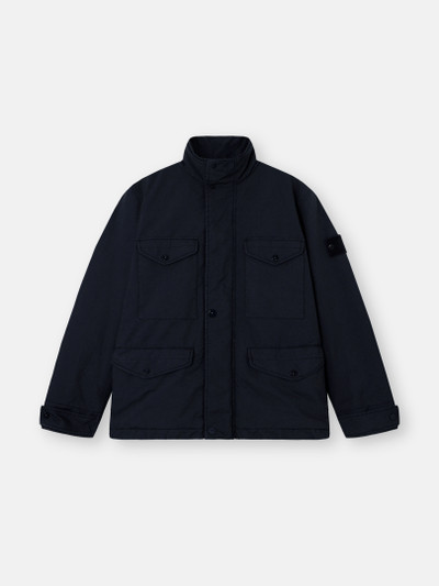 Navy Blue Padded field jacket with anti-drop and cotton moleskin