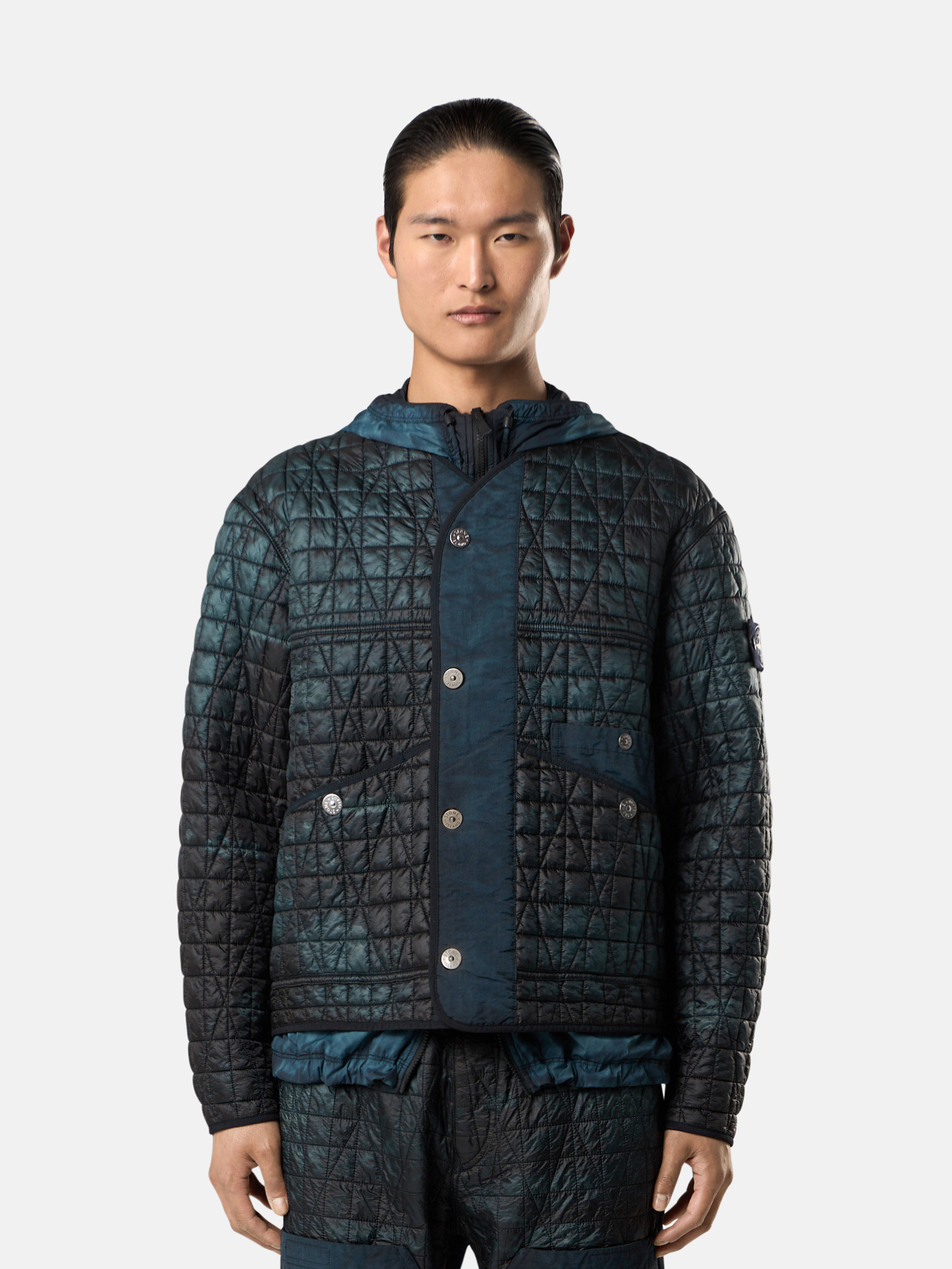 髭*爵様 Stone  ストーンアイランド 24FW ダークグレー メンズ向け新作コート、ジャケット、ウェア | Stone Island