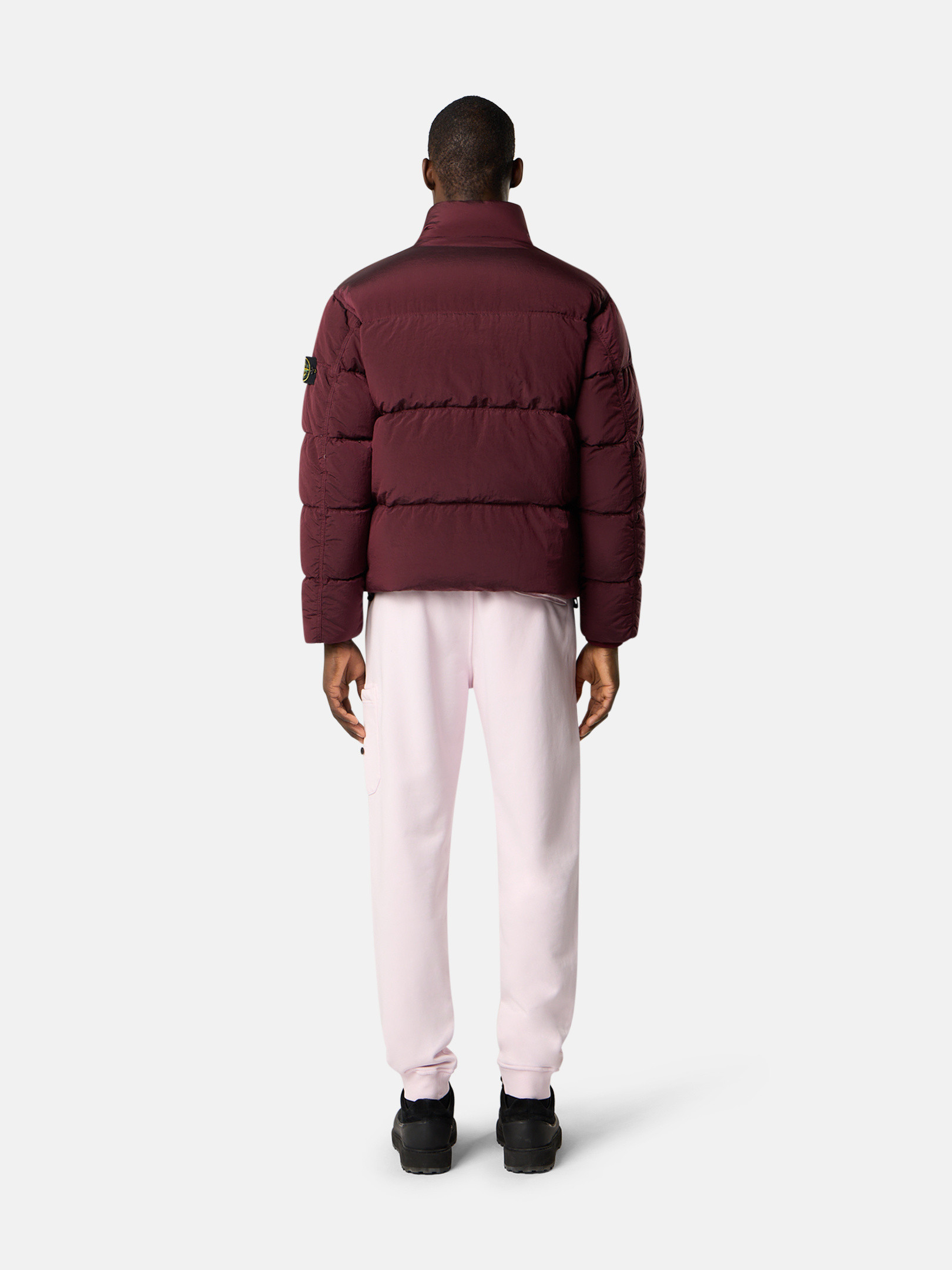 Island Parka Giacca Mezza Stagione Uomo Stone Island Dark Burgundy 