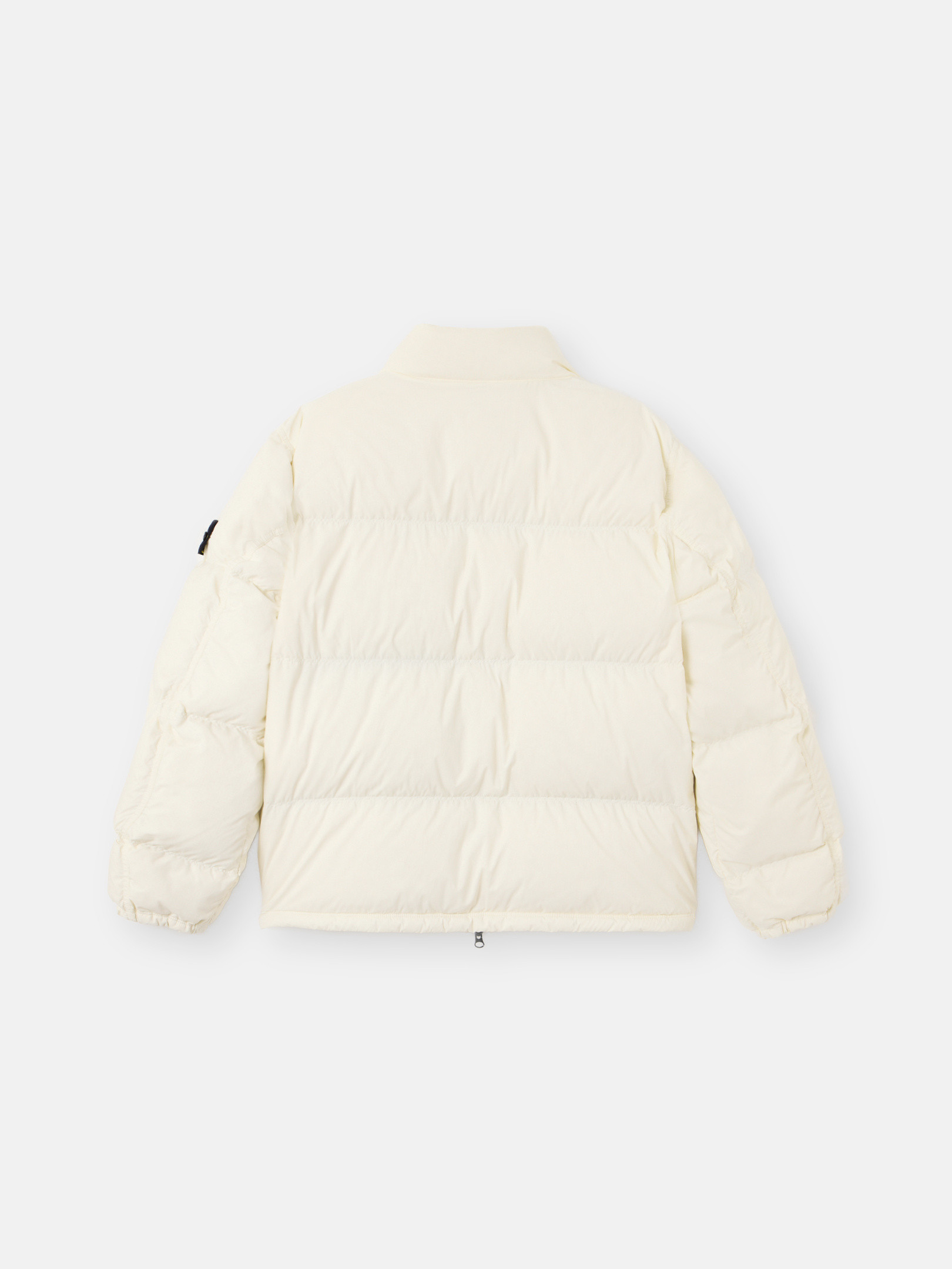 STONE ホワイトダウンジャケット STONE ISLAND - GARMENT DYED CRINKLE