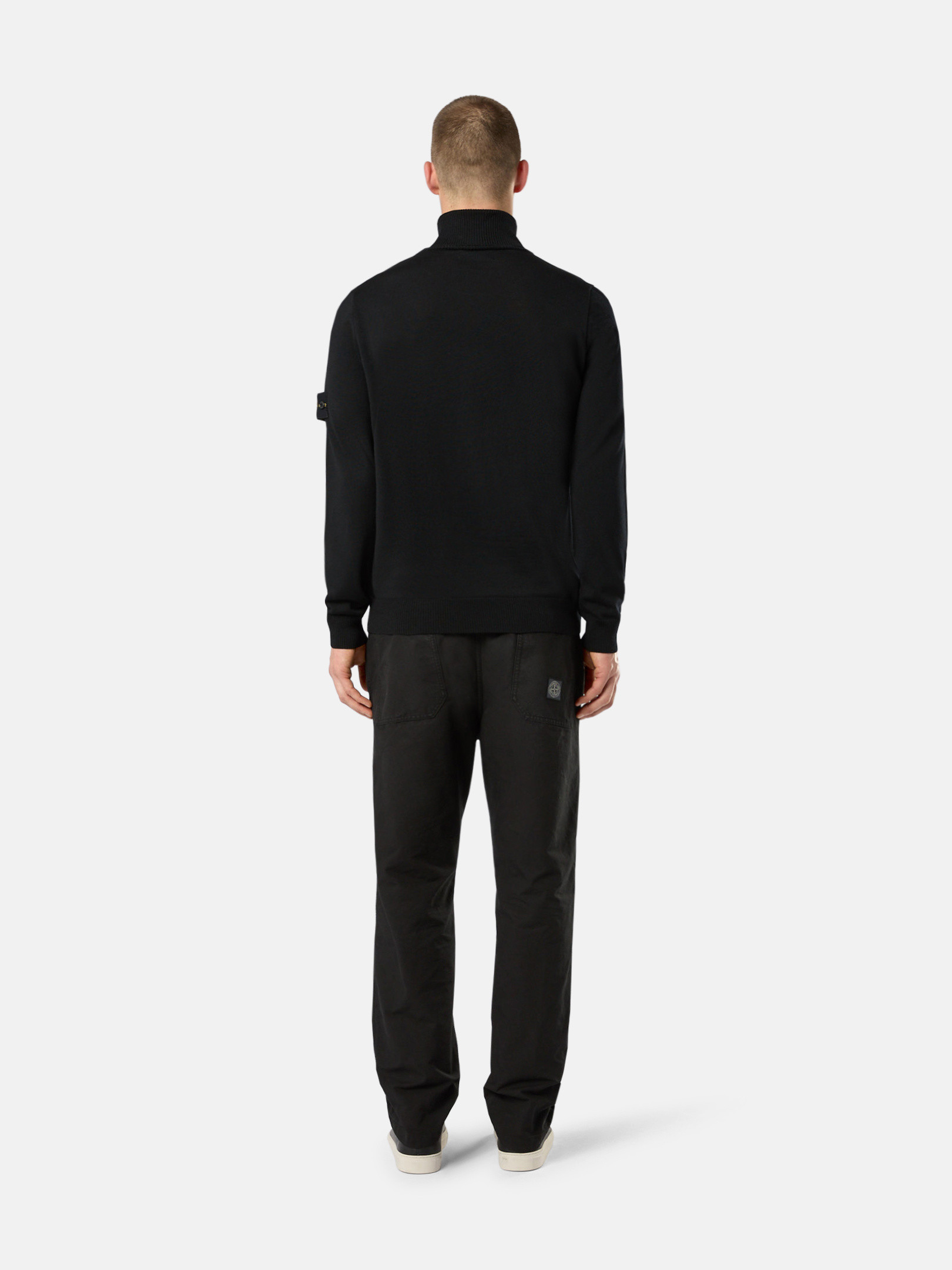 stone island ニットポロ Sweater Stone Island Hooded Knit Zip 7915544D4 V0097 | FLEXDOG