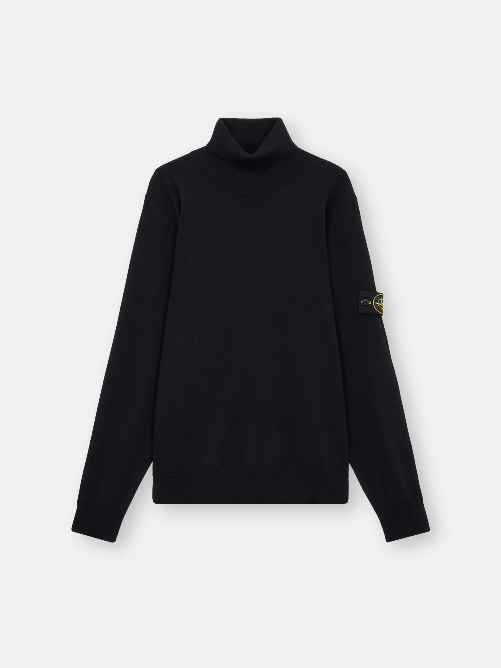 STONE ISLAND TURTLENECK KNIT BLACK Mサイズ