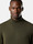 5100025 LIGHT RWS PURE WOOL Verde Militare Stone Island