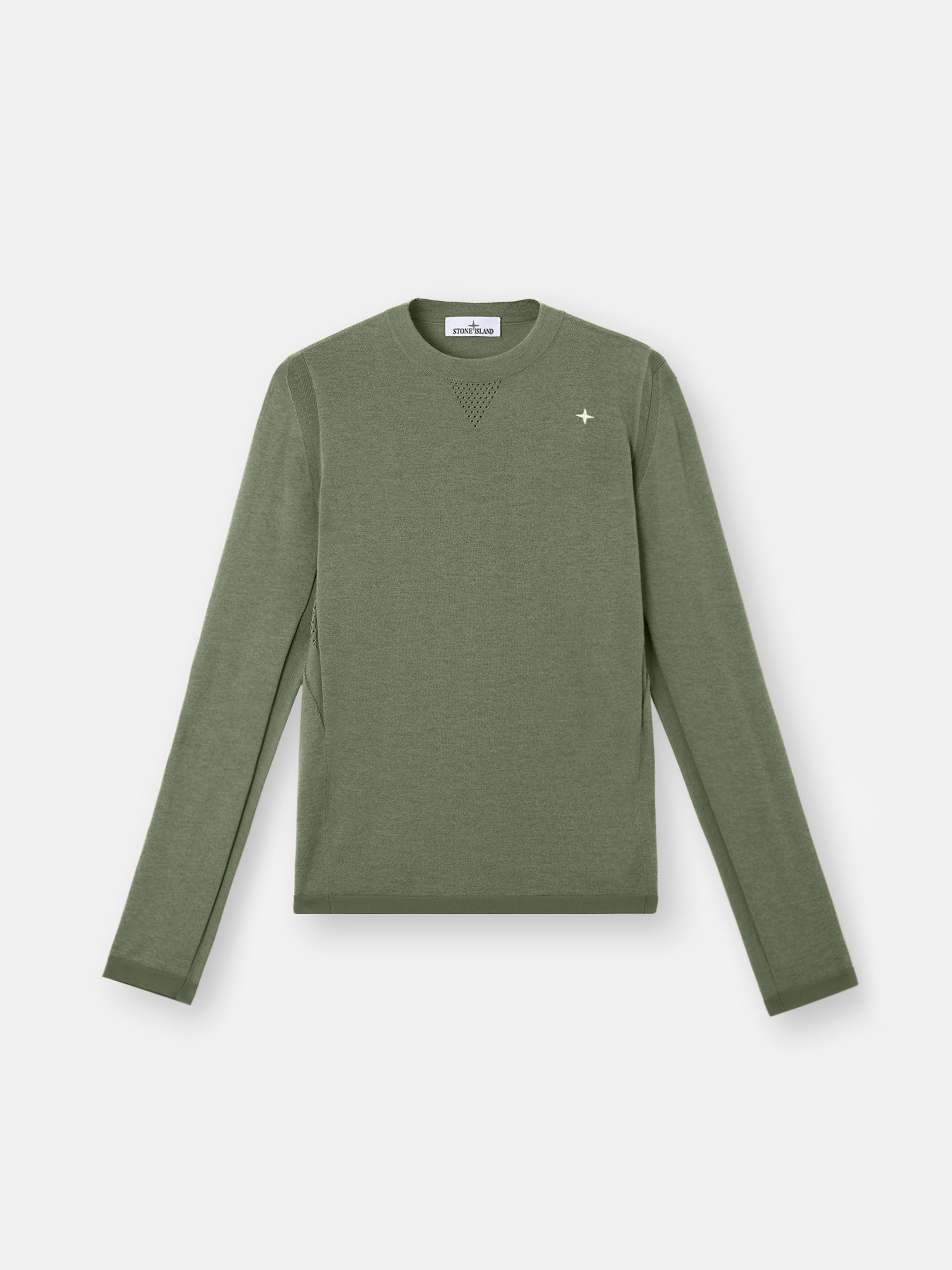 STONE  ストーンアイランド　Stellina Sweater Stone Island Stellina Crewneck Sweater Musk Green | HAVEN
