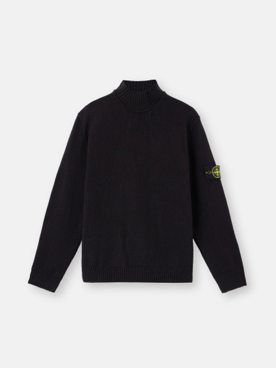 Black Turtleneck sweater with ribbed trims 5100048 WINTER COTTON