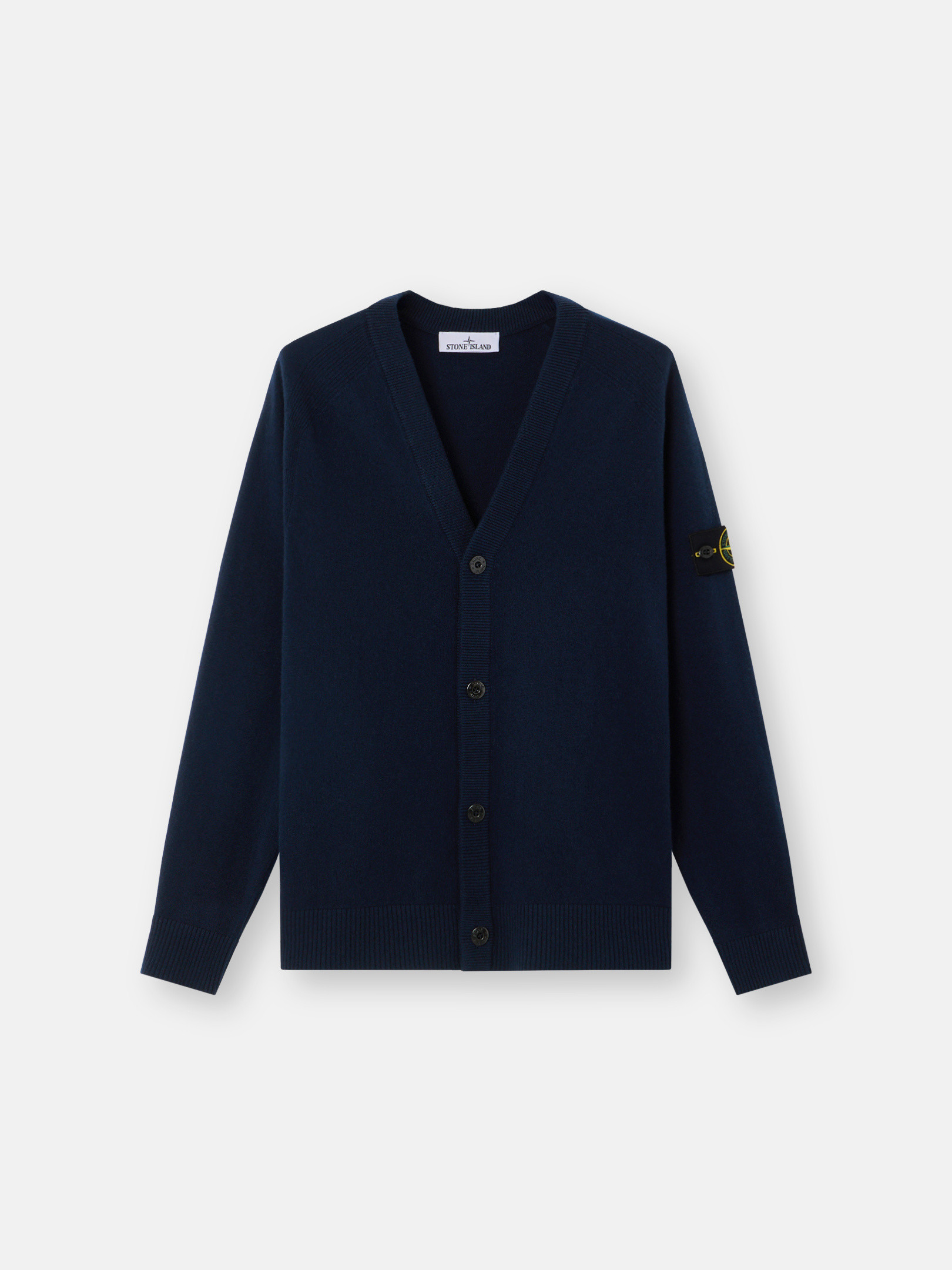 Men's V-neck cardigans with buttons | Stone Island Men's V-neck cardigans with buttons | Stone Island