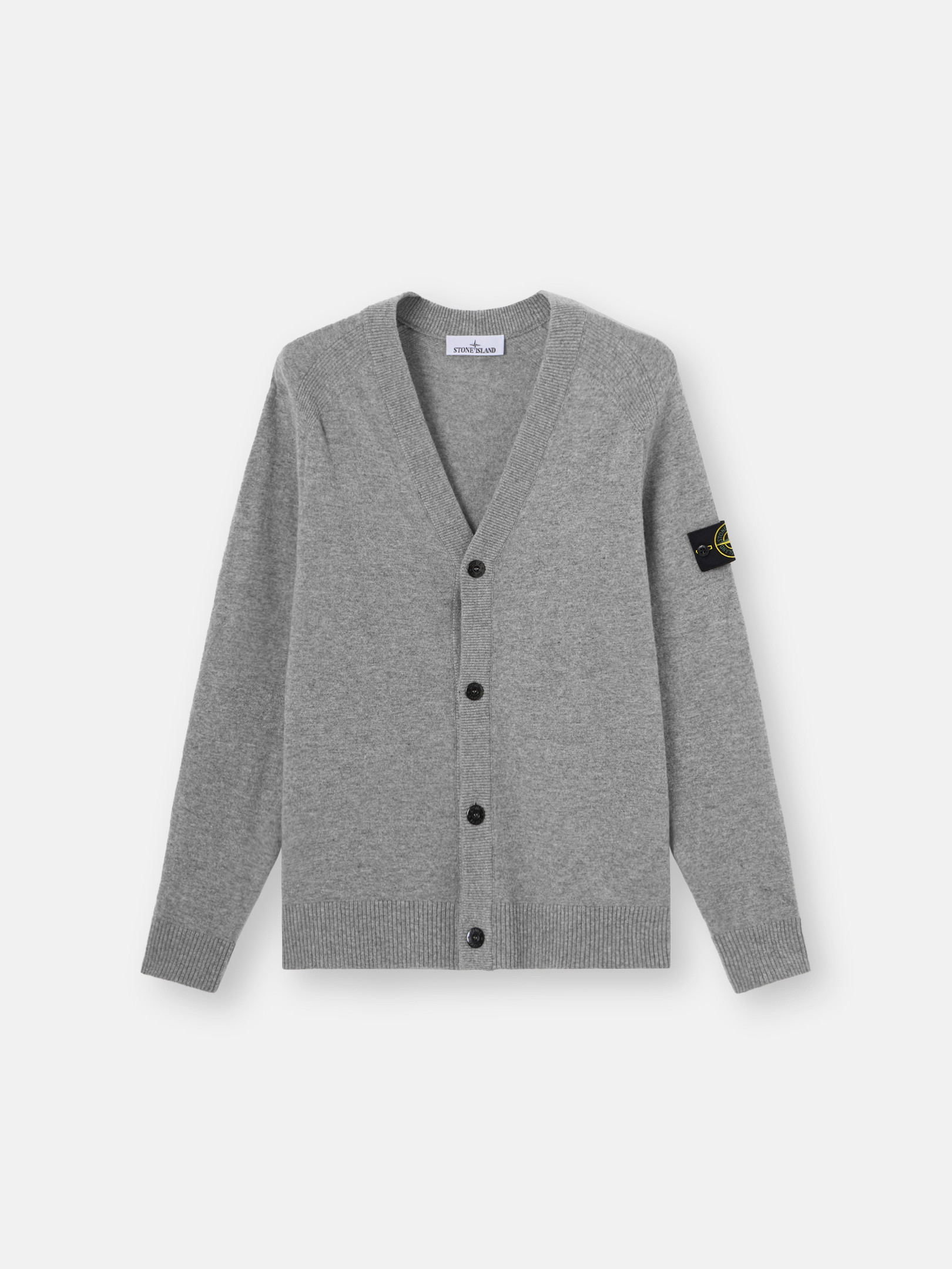 Men's V-neck cardigans with buttons | Stone Island