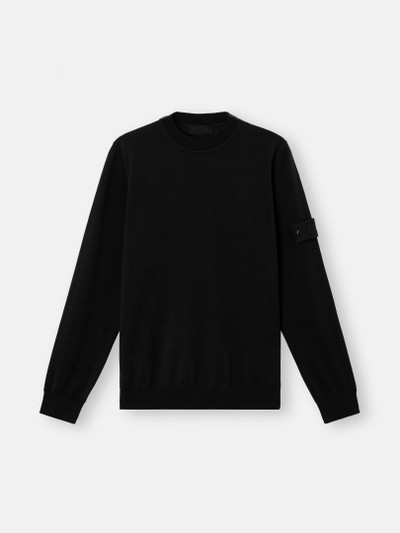 ユウ　STONE  ブラック トレーナー（ジャンク品） org.jpg