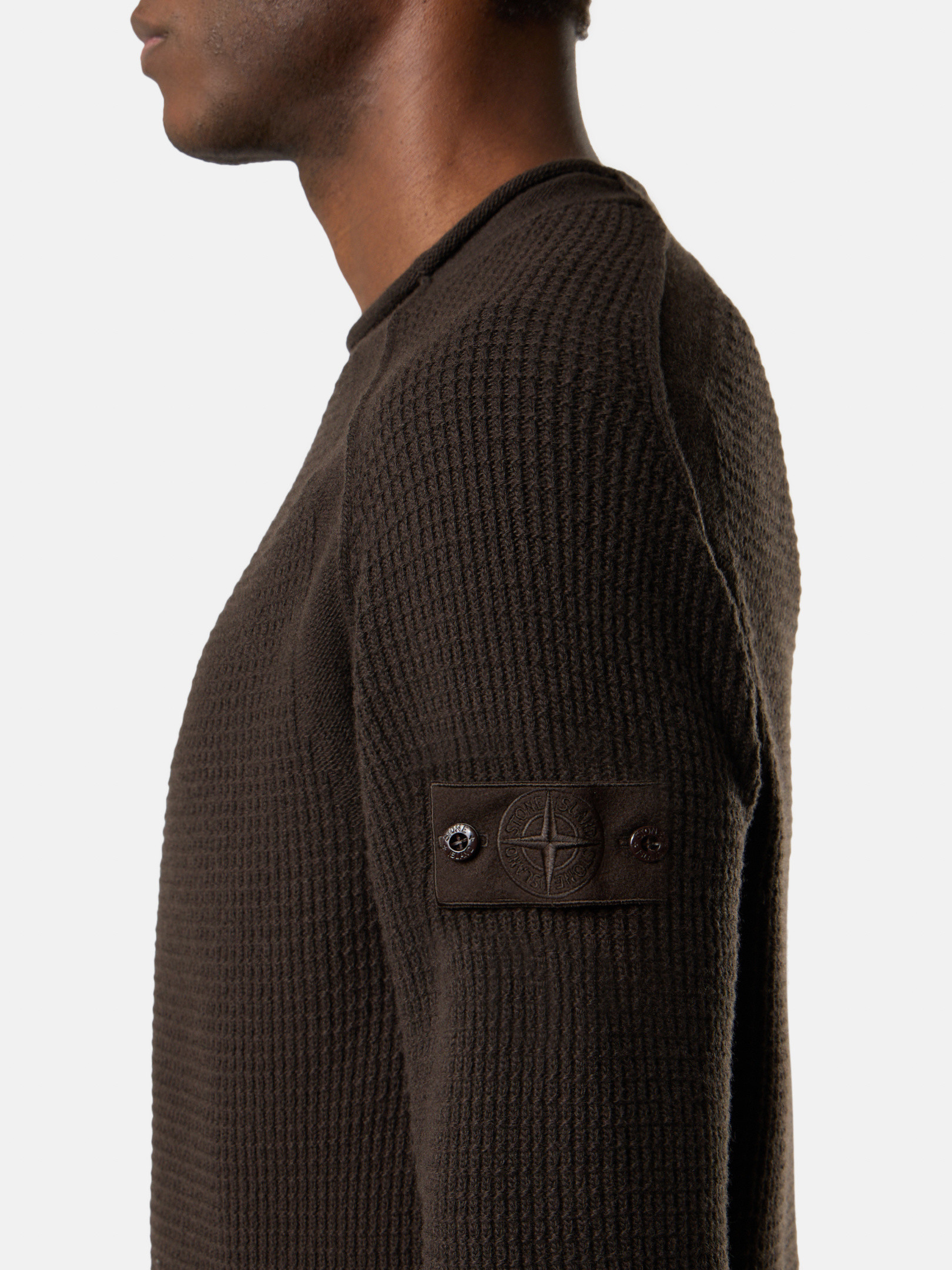 STONE ISLAND ストーンアイランド ボタンフルジップニットトレーナー