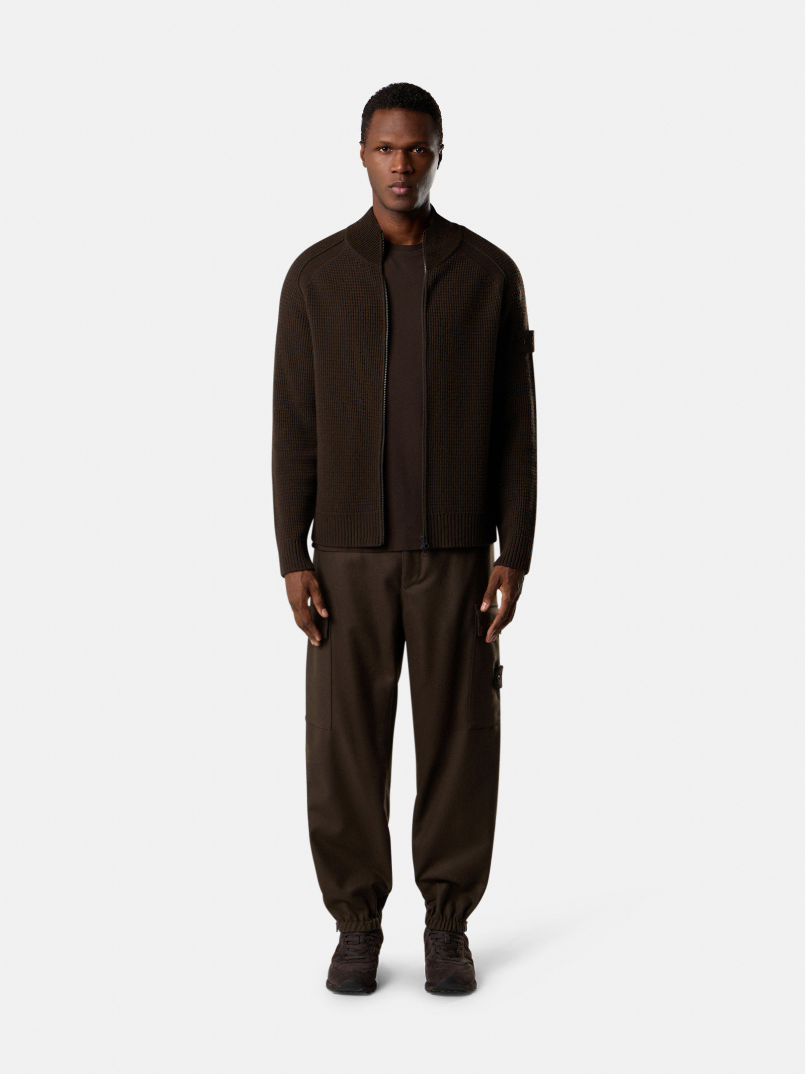 Stone Island Ghost: monochrome jackets, Pants & knitwear