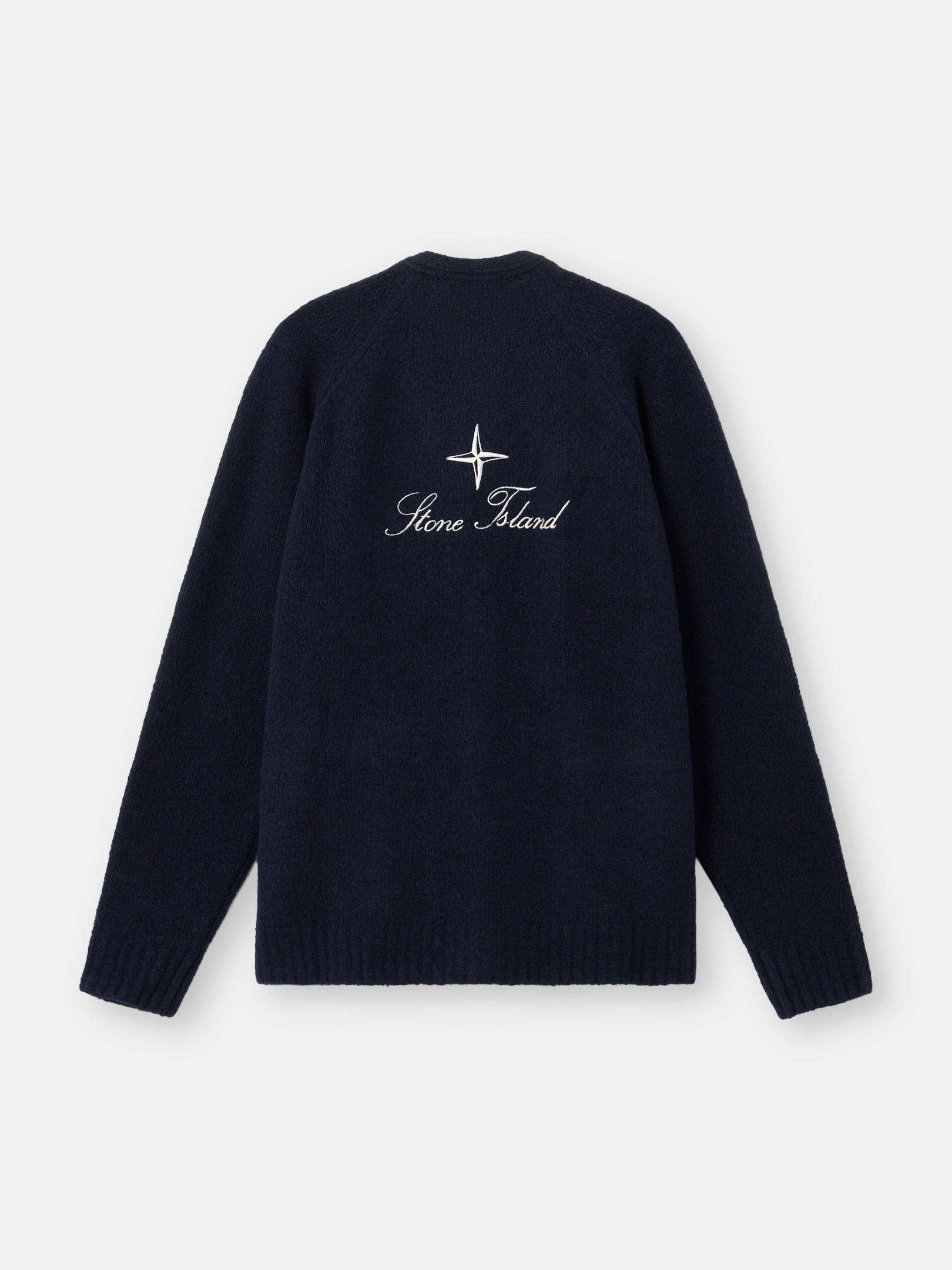 Vネックとボタン付きメンズカーディガン | Stone Island